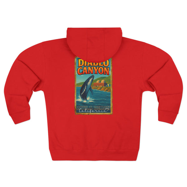 2R25 Diablo Canyon Travel Poster Full Zip Hoodie