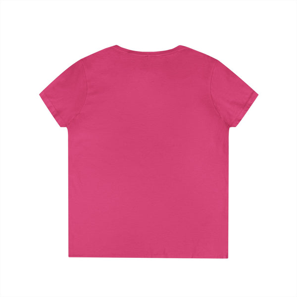NukeStar Fission Script Women's V-Neck Tee