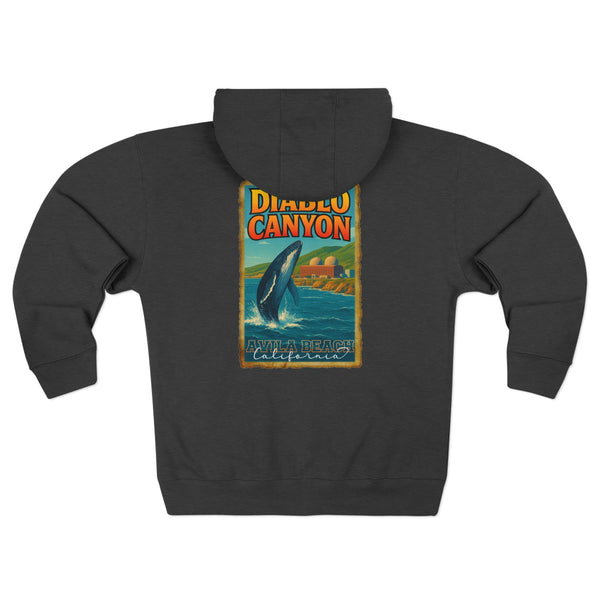 2R25 Diablo Canyon Travel Poster Full Zip Hoodie