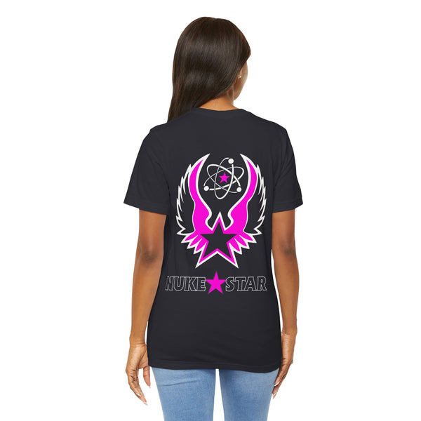 NukeStar Diablo Shadow Tee in Pink