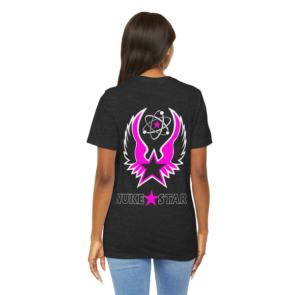 NukeStar Diablo Shadow Tee in Pink