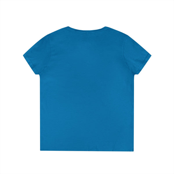 NukeStar Fission Script Women's V-Neck Tee