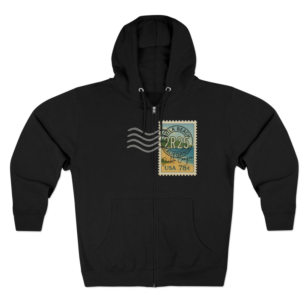 2R25 Diablo Canyon Travel Poster Full Zip Hoodie