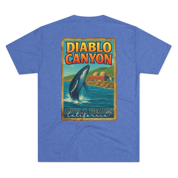 2R25 Diablo Canyon Travel Poster Fitted Tee