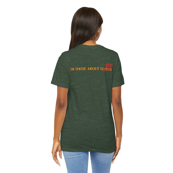 Ginna For Those About To Rock Fitted Tee