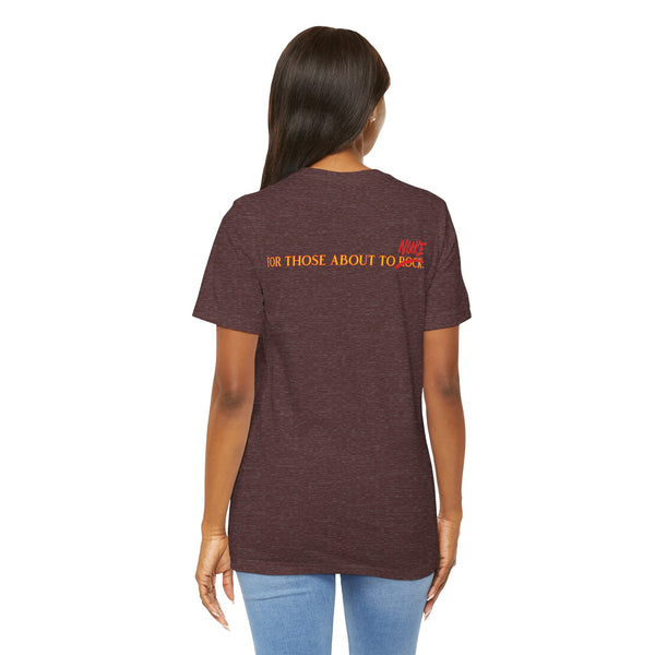 Ginna For Those About To Rock Fitted Tee