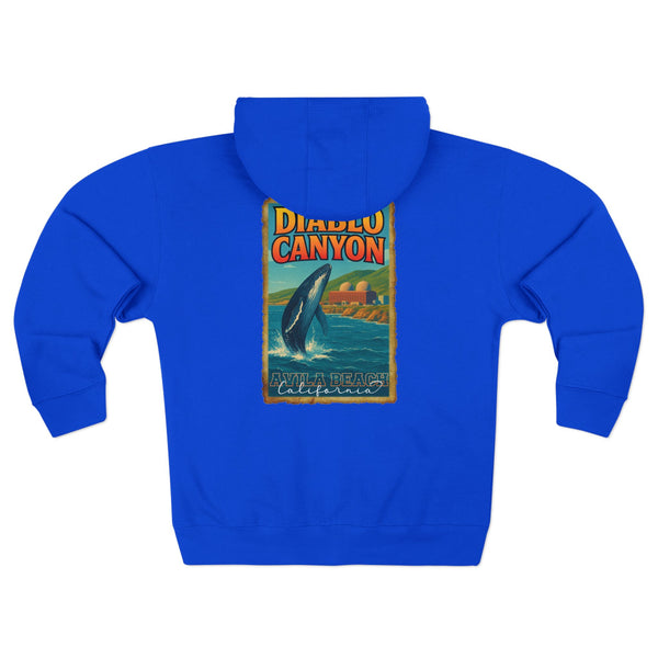 2R25 Diablo Canyon Travel Poster Full Zip Hoodie