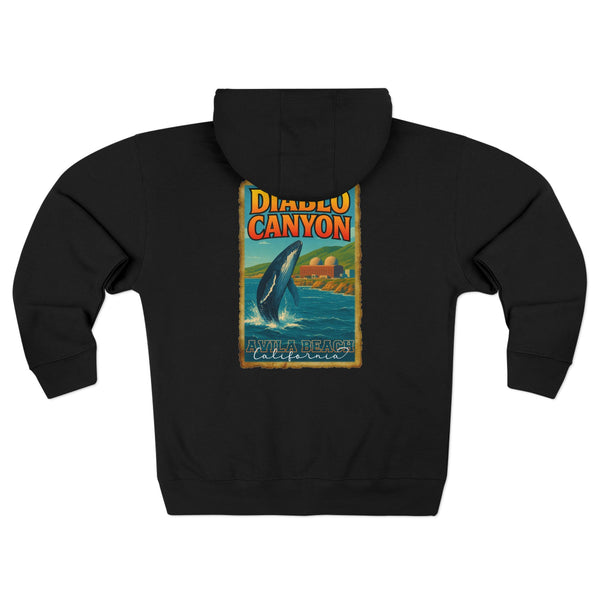 2R25 Diablo Canyon Travel Poster Full Zip Hoodie