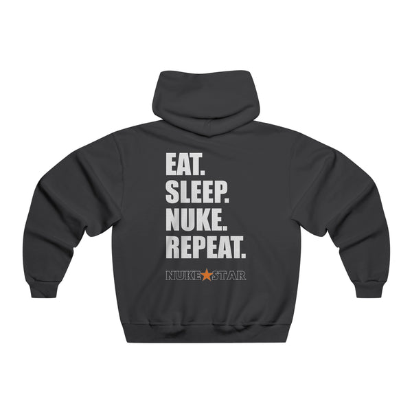 NukeStar Eat Sleep Nuke Repeat Hoodie