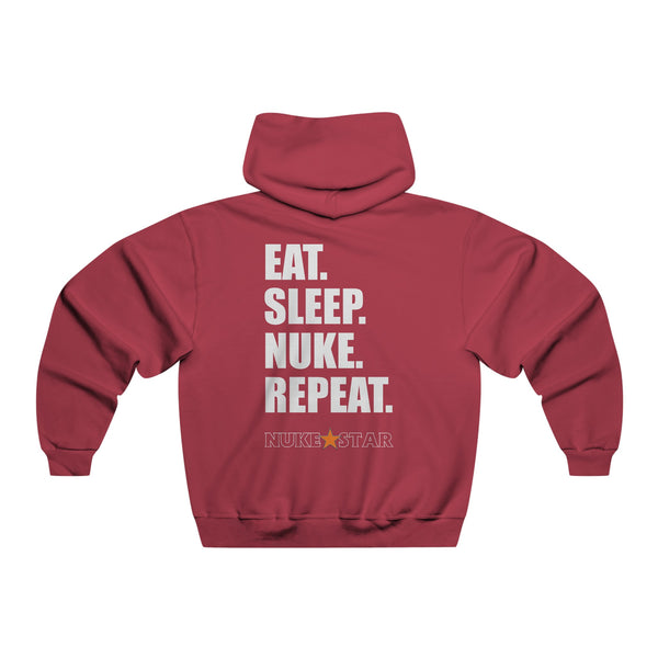 NukeStar Eat Sleep Nuke Repeat Hoodie