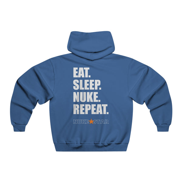 NukeStar Eat Sleep Nuke Repeat Hoodie