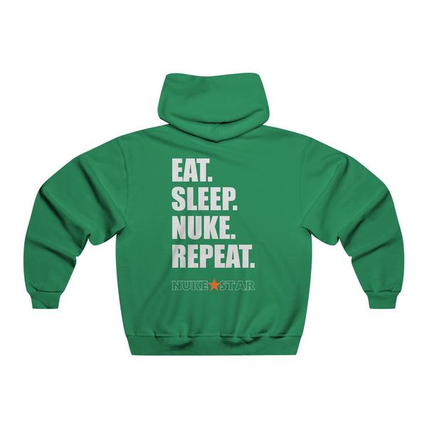 NukeStar Eat Sleep Nuke Repeat Hoodie