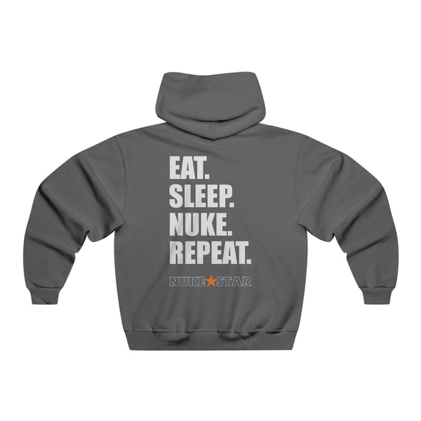 NukeStar Eat Sleep Nuke Repeat Hoodie