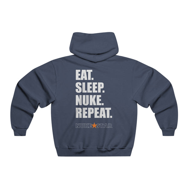 NukeStar Eat Sleep Nuke Repeat Hoodie