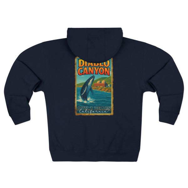 2R25 Diablo Canyon Travel Poster Full Zip Hoodie