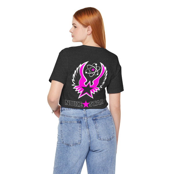 NukeStar Diablo Shadow Tee in Pink