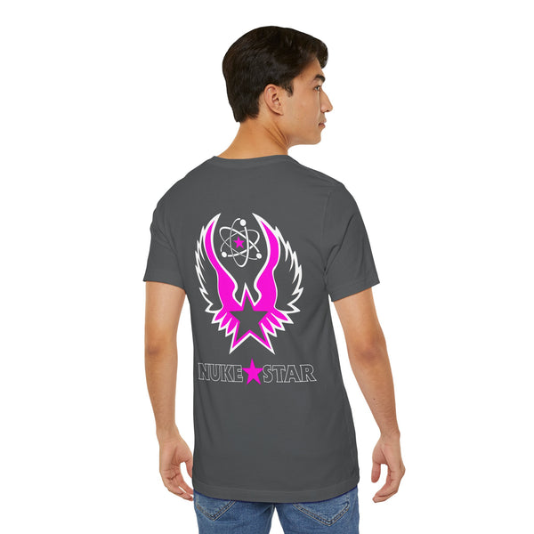 NukeStar Diablo Shadow Tee in Pink