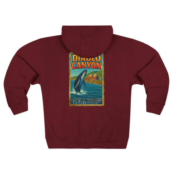 2R25 Diablo Canyon Travel Poster Full Zip Hoodie