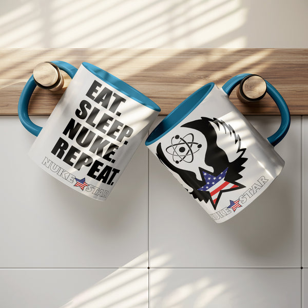 Eat Sleep Nuke Repeat 11 oz. Mug