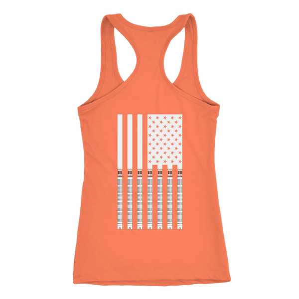 NukeStar Racerback American Fuel Flag