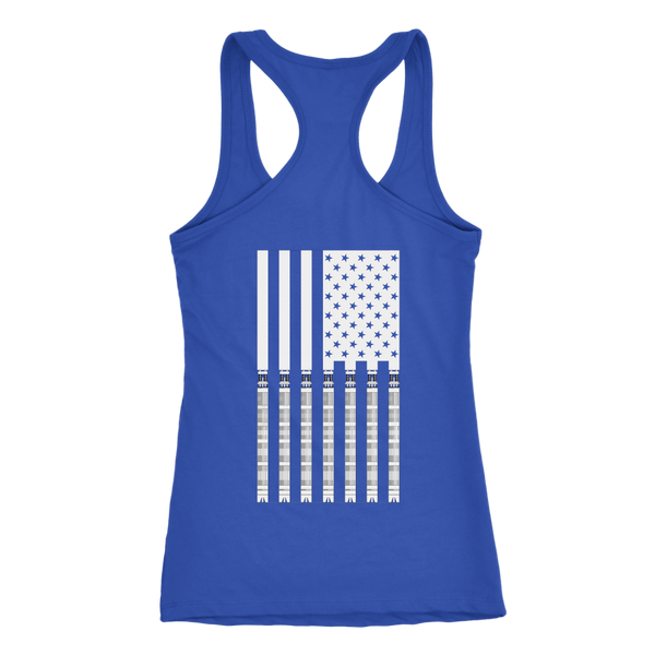 NukeStar Racerback American Fuel Flag