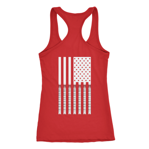 NukeStar Racerback American Fuel Flag