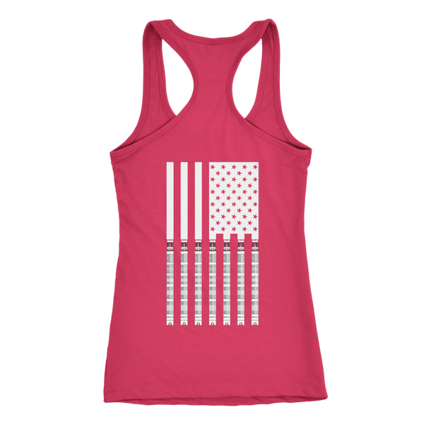 NukeStar Racerback American Fuel Flag