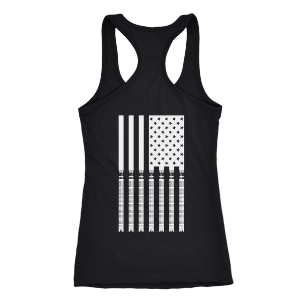 NukeStar Racerback American Fuel Flag