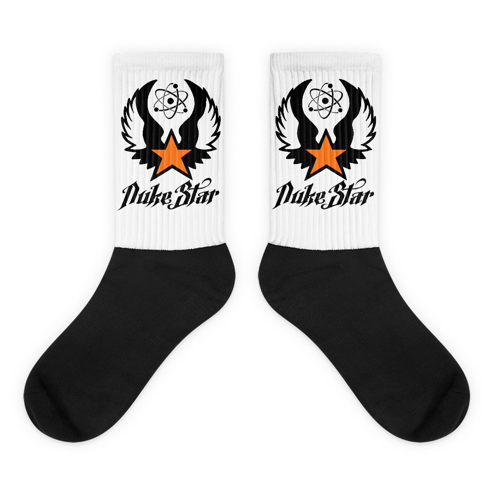 NukeStar Black Foot socks