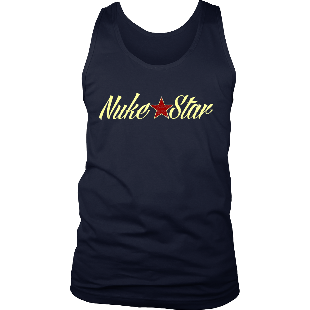 NukeStar Vintage Script Bro Tank